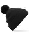 BB426B B426B Beechfield Kids Original Pom Pom Beanie Black colour image